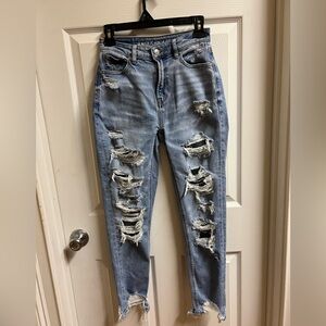 American Eagle Outfitters Distressed Blue Jeans